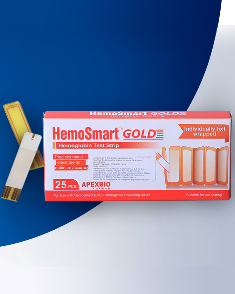 Tiras reactivas HemoSmart™ Gold