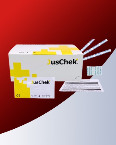 JusChek® Micro-albumin Semi-quantitive Rapid Test Dipstick